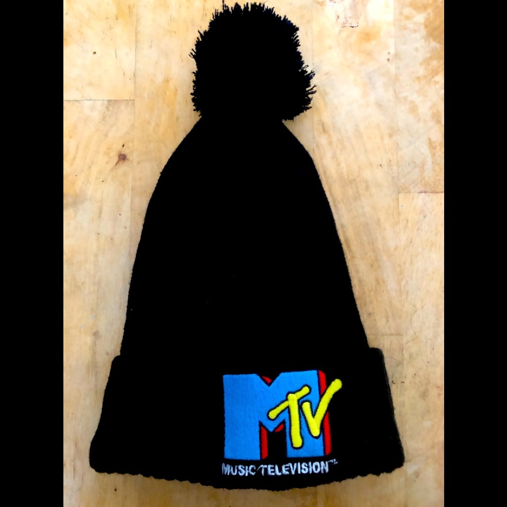Black MTV Beanie (with MTV logo)